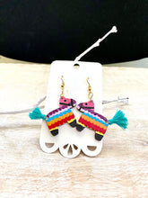 Load image into Gallery viewer, Wooden Piñata Earrings
