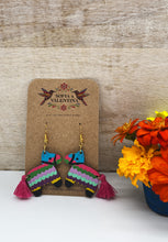 Load image into Gallery viewer, Wooden Piñata Earrings
