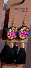 Load image into Gallery viewer, Tassel Flower Earrings
