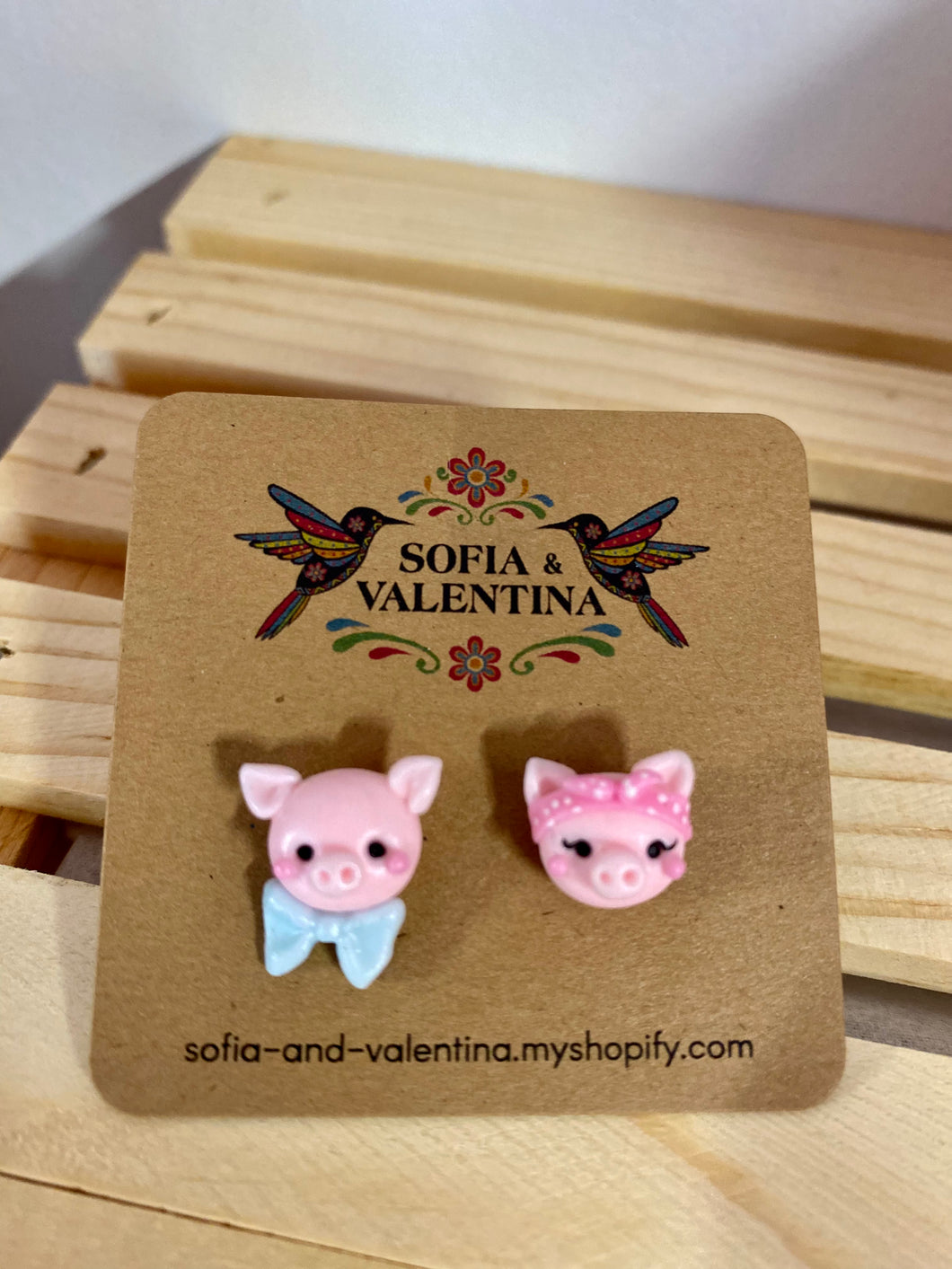 Piggy Earrings